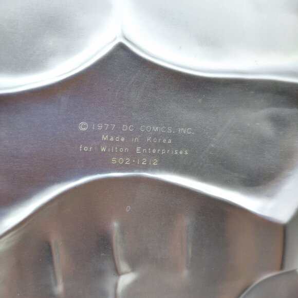 VTG 1977 Wilton Superman Cake Pan DC Comics Superhero‎ 502-1212 Baking Mold - Picture 7 of 7